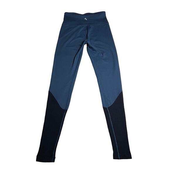 Joy Lab Mid Rise Mixed Media Stretch Skinny Workout Leggings Size X-Small Sports - Picture 3 of 10